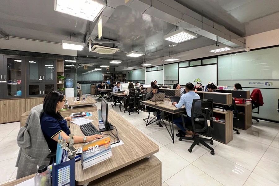 Ảnh văn phòng làm việc tại Đống Đa