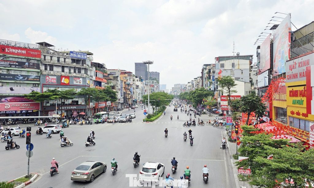 Ảnh ngã tư tuyến phố Xã Đàn